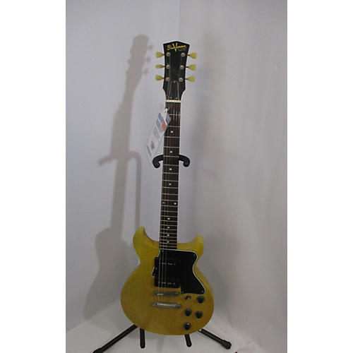 Used Bluesman Vintage Series Double Cutaway Hvy Relic TV Yellow Solid Body Electric Guitar TV Yellow