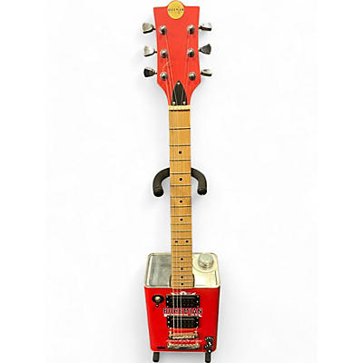 Bohemian Guitars Used Bohemian Guitars MOTOR OIL CAN GUITAR RED Solid Body Electric Guitar