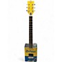 Used Bohemian Guitars Surf Wax Blue and Yellow Hollow Body Electric Guitar Blue and Yellow