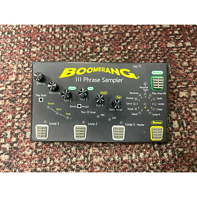 Boomerang Used Boomerang III Phrase Sampler Pedal