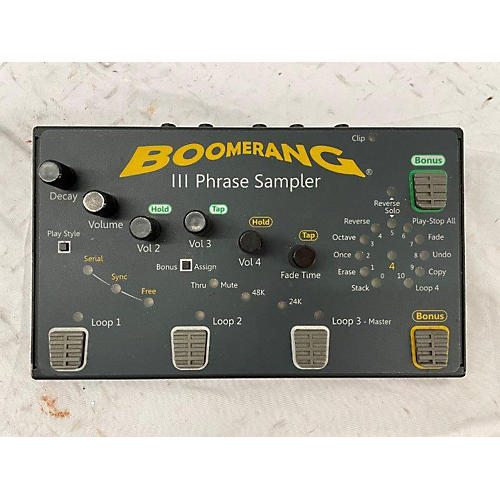 Boomerang Used Boomerang III Phrase Sampler Pedal