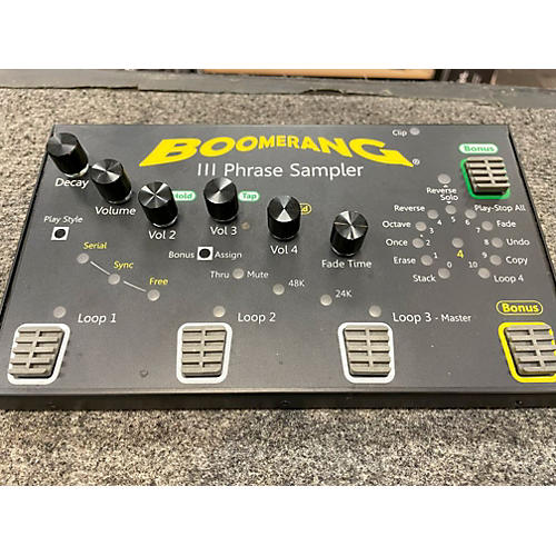 Boomerang Used Boomerang III Phrase Sampler Pedal