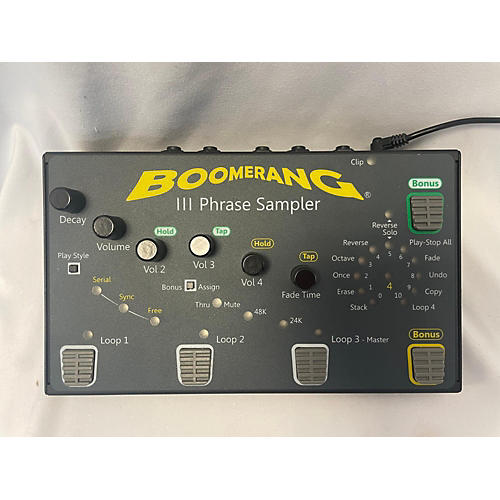 Boomerang Used Boomerang III Phrase Sampler Pedal