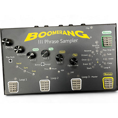 Boomerang Used Boomerang III Phrase Sampler Pedal