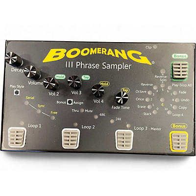 Used Boomerang III Phrase Sampler Pedal