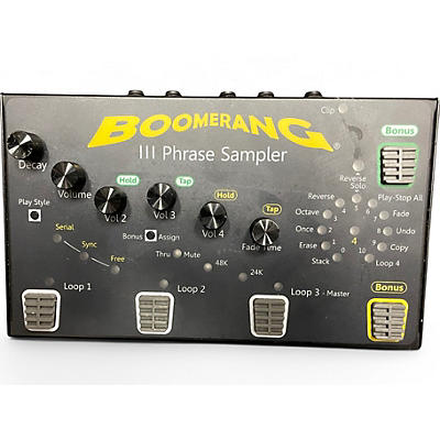 Used Boomerang III Phrase Sampler Pedal