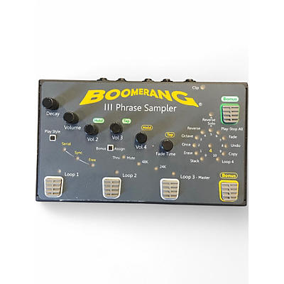 Used Boomerang III Phrase Sampler Pedal