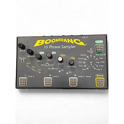 Used Boomerang III Phrase Sampler Pedal