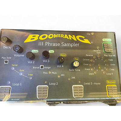 Used Boomerang III Phrase Sampler Pedal