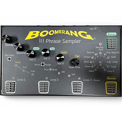 Used Boomerang III Phrase Sampler91010004235 Pedal