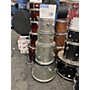 Used Borg Used Borg 4 piece MD764 Metallic Silver Drum Kit Metallic Silver