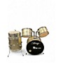Used Borg 5 Piece MD764 Drum Set Champagne Sparkle Drum Kit Champagne Sparkle