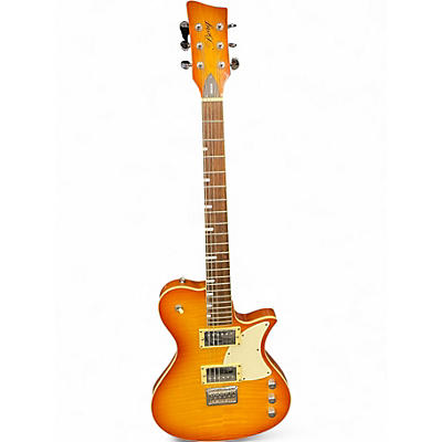 Used Borg ME535 Honey Burst Solid Body Electric Guitar