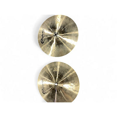 Used Bosphorus Cymbals 12in Traditional Hi Hat Pair Cymbal