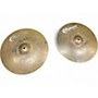 Used Bosphorus Cymbals 14in Turk Series Hi Hat Bright Cymbal 33