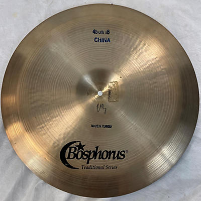 Bosphorus Cymbals Used Bosphorus Cymbals 18in Traditional China Cymbal