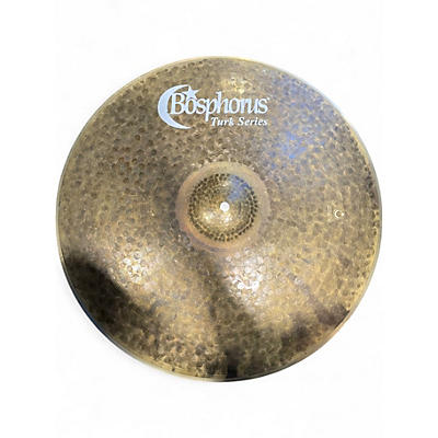 Used Bosphorus Cymbals 21in TURK SERIES MEDIUM RIDE Cymbal
