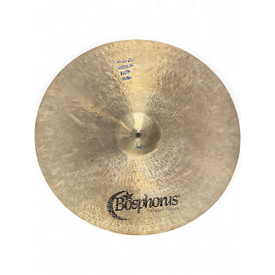 Used Bosphorus Cymbals 21in Traditional Thin Ride Cymbal
