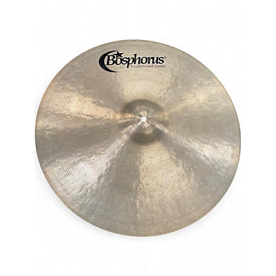 Used Bosphorus Cymbals 21in Traditional Thin Ride Cymbal