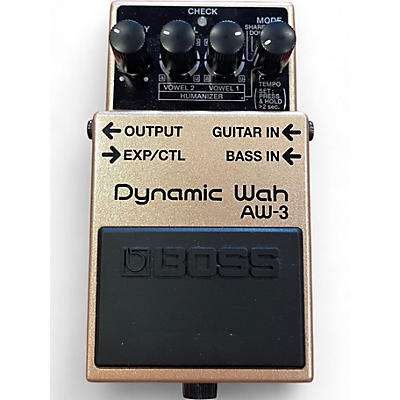 Used Boss Dynamic Wah  AW-3 Effect Pedal