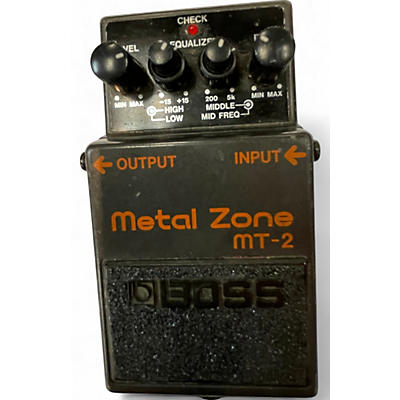 Boss Used Boss MT2 Metal Zone Distortion Effect Pedal