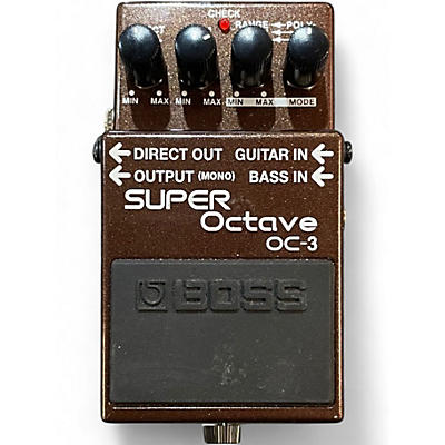 Used Boss OC3 Super Octave Effect Pedal