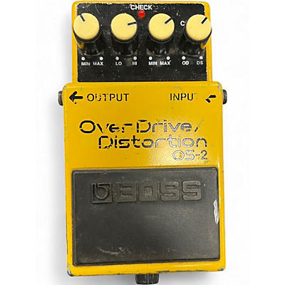 Used Boss OS2 Overdrive Distortion Effect Pedal
