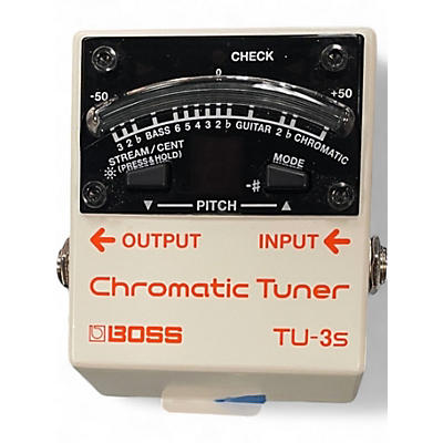 Used Boss TU-3s Tuner Pedal
