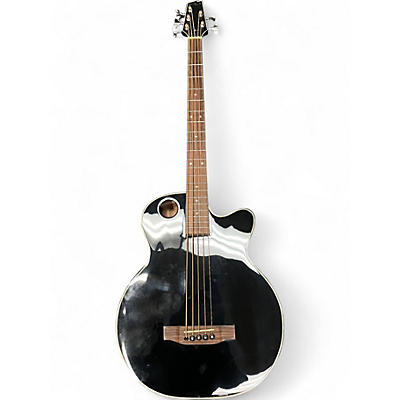 Used Boulder Creek EBR1-B5 Black Electric Bass Guitar