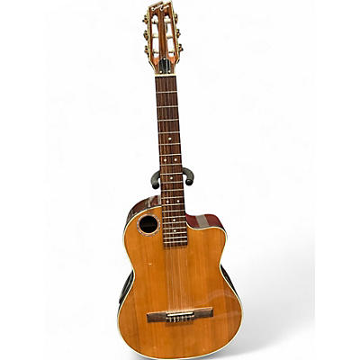 Used Boulder Creek ECL-4 Natural Classical Acoustic Electric Guitar