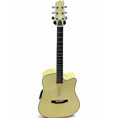 Used Boulder Creek SOLITAIRE YELLOW Acoustic Electric Guitar