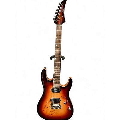 Used Boya&ziqi S-STYLE HH SUNBURST Solid Body Electric Guitar