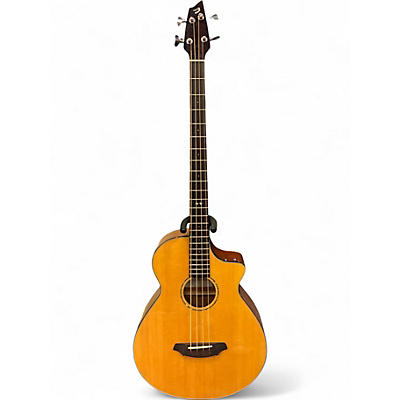 Used Breedlove Atlas Studio BJ350/SME4 Natural Acoustic Bass Guitar