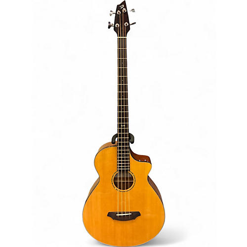 Used Breedlove Atlas Studio BJ350/SME4 Natural Acoustic Bass Guitar Natural