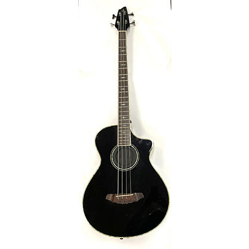 Breedlove Used Breedlove BLACK MAGIC BASS Black Acoustic Bass Guitar Black