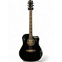 Used Breedlove Black Magic D25 Ebony Acoustic Electric Guitar Ebony