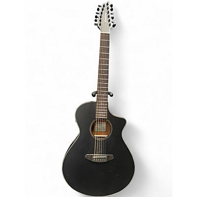 Used Breedlove CONCERT 12CE Satin Black 12 String Acoustic Electric Guitar