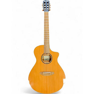 Used Breedlove DISCOVERY CONCERT NYLON Natural Acoustic Electric Guitar