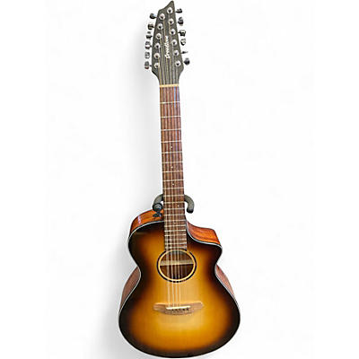 Used Breedlove DISCOVERY S CONCERT ED 12 CE Tobacco Burst 12 String Acoustic Electric Guitar