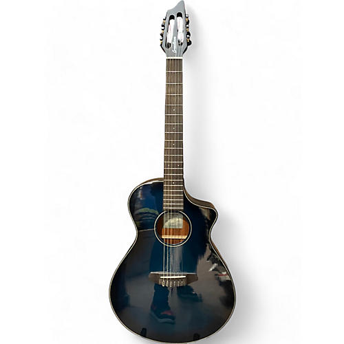 Breedlove Used Breedlove DISCOVERY S CONCERT NY Blue Burst Classical Acoustic Electric Guitar Blue Burst