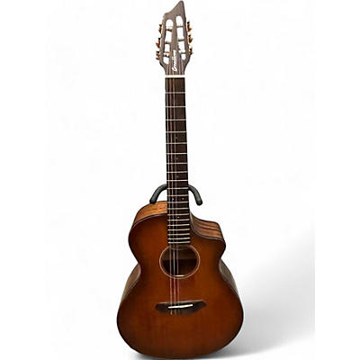 Breedlove Used Breedlove Discovery Concert CE Edge Burst Classical Acoustic Electric Guitar