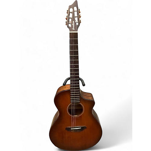 Breedlove Used Breedlove Discovery Concert CE Edge Burst Classical Acoustic Electric Guitar Edge Burst