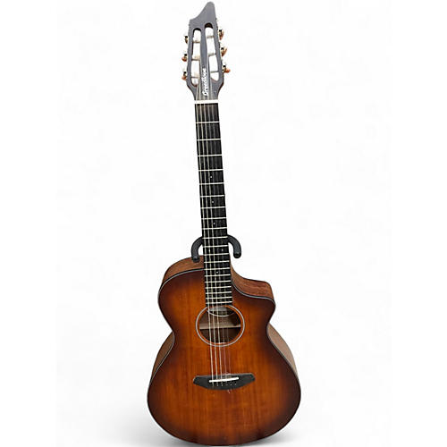 Used Breedlove Discovery Concert CE Natural Acoustic Guitar Natural