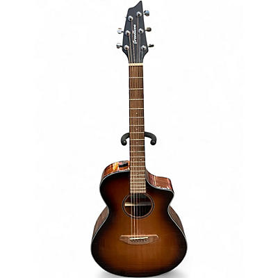 Used Breedlove Discovery Concert Cutaway 2 Tone Sunburst Acoustic Electric Guitar