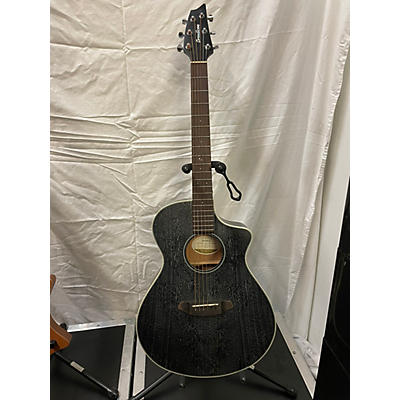 Breedlove Used Breedlove Discovery Concert Cutaway Black Acoustic Electric Guitar