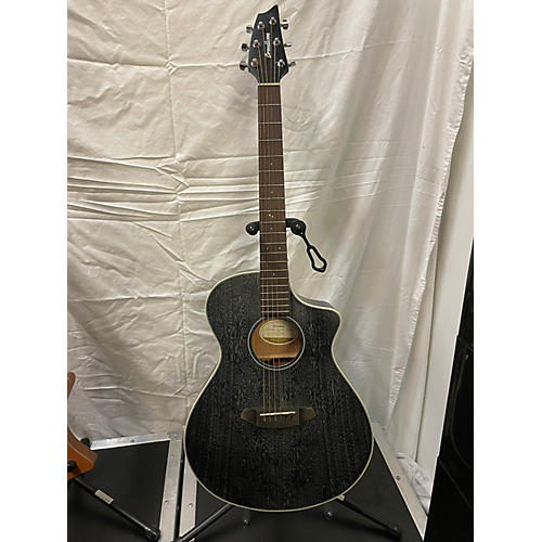 Breedlove Used Breedlove Discovery Concert Cutaway Black Acoustic Electric Guitar Black