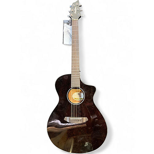 Used Breedlove Discovery Concert Cutaway Black Acoustic Electric Guitar Black