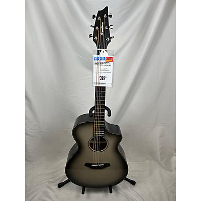 Breedlove Used Breedlove Discovery Concert Cutaway Black And Silver Acoustic Electric Guitar