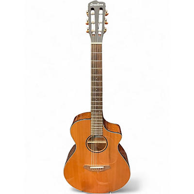 Used Breedlove Discovery Concert Cutaway Nylon Natural Classical Acoustic Electric Guitar