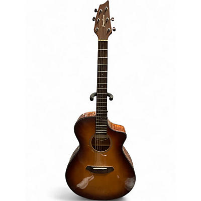 Used Breedlove Discovery Concert Cutaway Sandburst Acoustic Electric Guitar